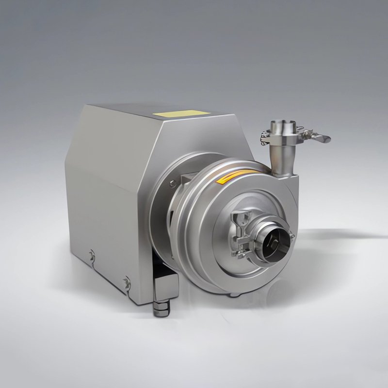 Sanitary pump for cosmetics processing