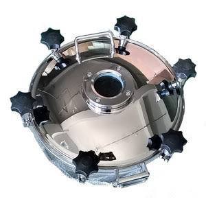 manhole with sight glass
