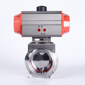 actuated butterfly valves