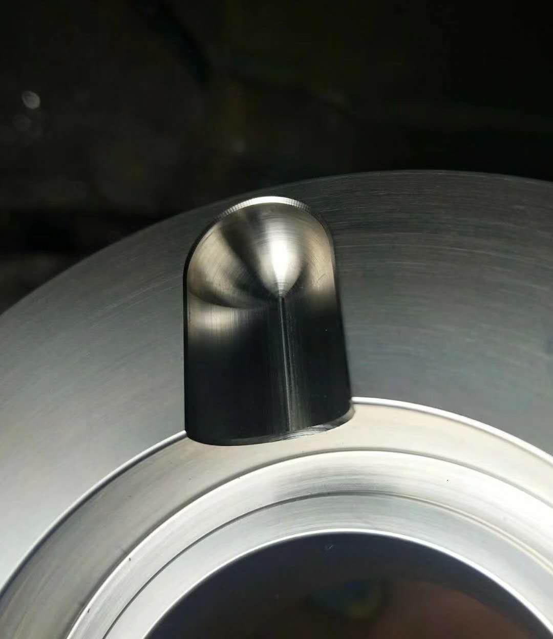 Yuanzhou sanitary butterfly valve disc surface finish detail